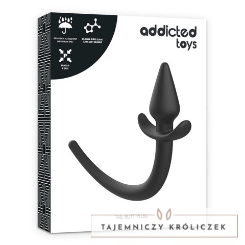 Addicted Toys Puppy Korek silikonowy z anatomiczną podstawą 7x3 cm ADDICTED