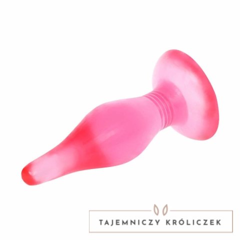 Baile Korek Analny Soft Touch Liliowy 14,2 cm z Przyssawką BAILE