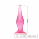 Baile Korek Analny Soft Touch Liliowy 14,2 cm z Przyssawką BAILE