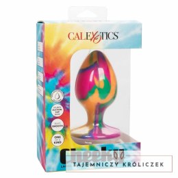 CalExotics Cheeky Medium Tie Dye - silikonowa zatyczka z przyssawką 9 cm CALEXOTICS