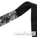 Coquette Chic Desire Koronkowa Maska na Oczy Czarna ze Wstążką COQUETTE