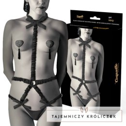 Coquette Chic Desire Zestaw Bielizny z Osłonami Deluxe Elegance COQUETTE