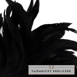 Darkness Black Lux - pioro stymulujące z ergonomicznym uchwytem, czarne DARKNESS
