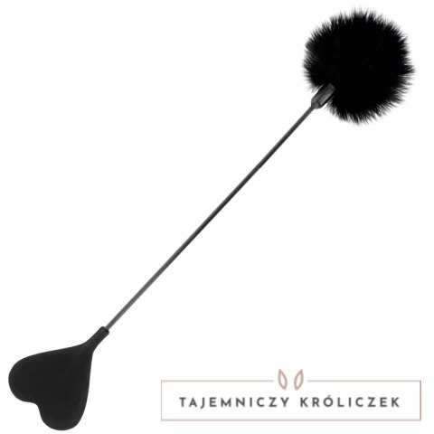 Darkness Czarny Bat Dwustronny z Piorkiem 40 cm DARKNESS