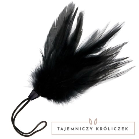 Darkness Czarny Długopis Stymulujący 17 cm - Akcesorium z Piorem DARKNESS