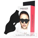 Darkness Mask - Czarna maska na oczy z regulowanym paskiem, PVC DARKNESS