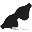 Darkness Mask - Czarna maska na oczy z regulowanym paskiem, PVC DARKNESS