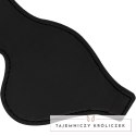 Darkness Mask - Czarna maska na oczy z regulowanym paskiem, PVC DARKNESS