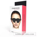 Darkness Mask - Czarna maska na oczy z regulowanym paskiem, PVC DARKNESS
