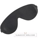 Darkness Maska na Oczy Czarna PVC Regulowana Komfortowa DARKNESS