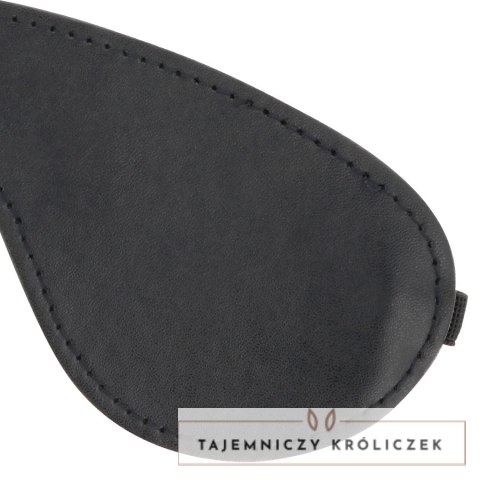 Darkness Maska na Oczy Czarna PVC Regulowana Komfortowa DARKNESS