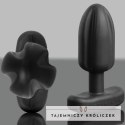 ElectraStim Tartarus Czteropolowy Korek Silikonowy Czarny Quadripolar ELECTRASTIM