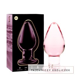 Ibiza Nebula Series Model 3 - szklany korek anatomiczny rożowy 11 cm NEBULA SERIES BY IBIZA