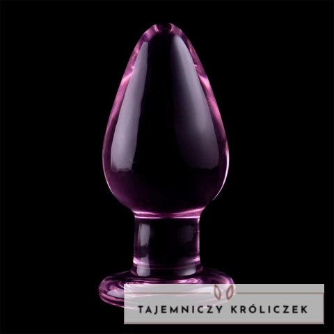 Ibiza Nebula Series Model 3 - szklany korek anatomiczny rożowy 11 cm NEBULA SERIES BY IBIZA
