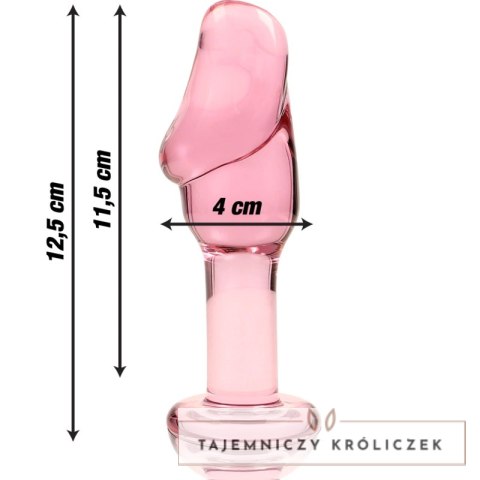 Ibiza Nebula Series Model 6 szklany korek anatomiczny rożowy 12,5 cm NEBULA SERIES BY IBIZA