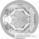Intense Metalowy korek analny L srebrny kryształ aluminium INTENSE