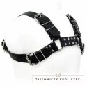 LEATHER BODY uprząż skorzana regulowana dla mężczyzn czarna S-XL LEATHER BODY