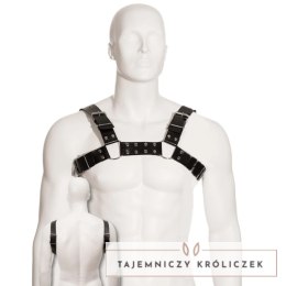 LEATHER BODY uprząż skorzana regulowana dla mężczyzn czarna S-XL LEATHER BODY