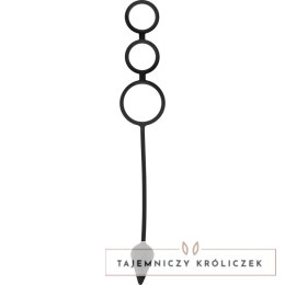 OHMAMA Fetish silikonowy zestaw pierścieni z zatyczką 3w1 OHMAMA