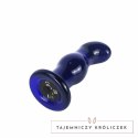 TOYJOY Gleaming - Szklana zatyczka z wibracją, 5 trybow, przezroczysta TOYJOY