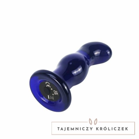TOYJOY Gleaming - Szklana zatyczka z wibracją, 5 trybow, przezroczysta TOYJOY