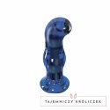 TOYJOY Gleaming - Szklana zatyczka z wibracją, 5 trybow, przezroczysta TOYJOY