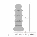 TOYJOY Radiant Glass korek intymny szklany z funkcją wibracji 5 trybow TOYJOY