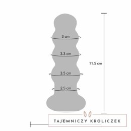 TOYJOY Radiant Glass korek intymny szklany z funkcją wibracji 5 trybow TOYJOY