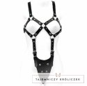 ZADO Leather Body - uprząż skorzana damska, regulowana S-XL LEATHER BODY