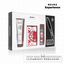 BRUMA Xperience Zestaw Truskawkowy - Żel Ultra Slip i Akcesoria Relaksacyjne BRUMA