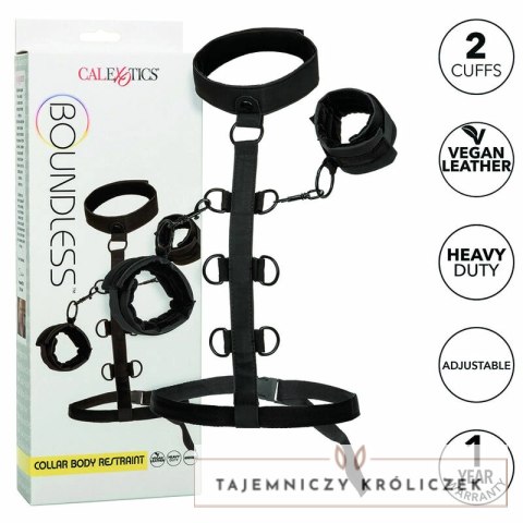 CalExotics Boundless Collar - system z kołnierzem i mankietami, regulowany CALEXOTICS
