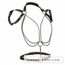 CalExotics Euphoria Halter Uprząż Multichain Premium Vegan Leather CALEXOTICS