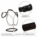 CalExotics Euphoria Halter Uprząż Multichain Premium Vegan Leather CALEXOTICS