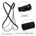 CalExotics Euphoria MultiChain Harness - uprząż premium z łańcuchami, czarna CALEXOTICS