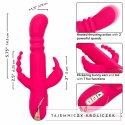 CalExotics Jack Rabbit Triple Fantasy Pink - system podgrzewania, 3 strefy CALEXOTICS