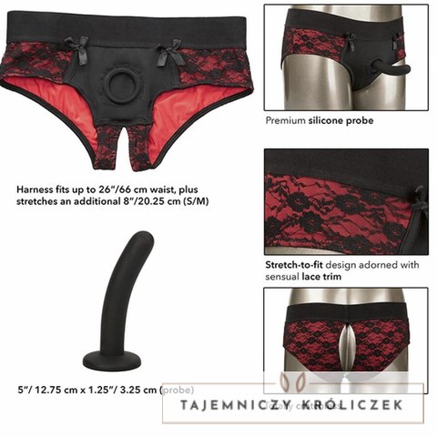 CalExotics Scandal Pas Bez Krocza S/M z Silikonową Sondą 12,75 cm CALEXOTICS
