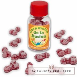 Diablo Picante - Zestaw 12 cukierkow owocowych truskawka-wiśnia, kolorowe iluzje DIABLO