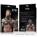 Fetish Submissive Attitude Bulldog - uprząż neoprenowa z zamkami, regulowana, czarna FETISH SUBMISSIVE