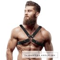 Fetish Submissive Attitude Uprząż Męska Bulldog Regulowana Eco Skora FETISH SUBMISSIVE