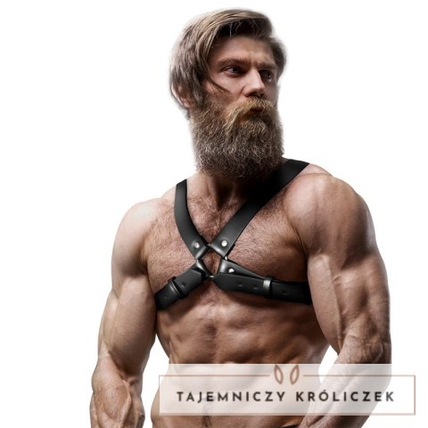 Fetish Submissive Attitude Uprząż Męska Bulldog Regulowana Eco Skora FETISH SUBMISSIVE