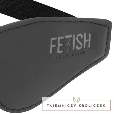Fetish Submissive Maska z wegańskiej skory z neoprenową podszewką FETISH SUBMISSIVE