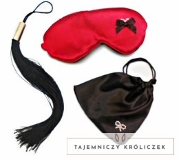 INEDIT Zestaw akcesoriow Dominatrix Whip z maską i woreczkiem INEDIT