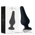 Intense Pipo L Czarny Korek Silikonowy 13 cm Anatomiczny Design INTENSE