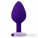 Intense SHELKI M korek anatomiczny silikonowy liliowy 8 cm INTENSE