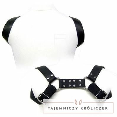 LEATHER BODY - Regulowany uchwyt do kabury z naturalnej skory S-XL LEATHER BODY