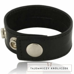 Metal Hard Leather Body czarny regulowany pasek skorzany uniwersalny LEATHER BODY