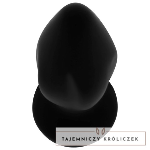 OHMAMA Korek silikonowy anatomiczny 12 cm z przyssawką czarny OHMAMA