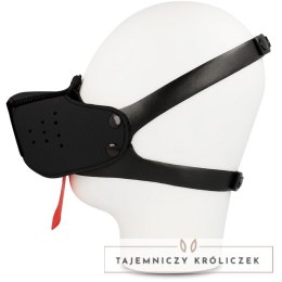 Ohmama Fetish - Maska typu kaganiec czarna, regulowana, uniwersalna OHMAMA