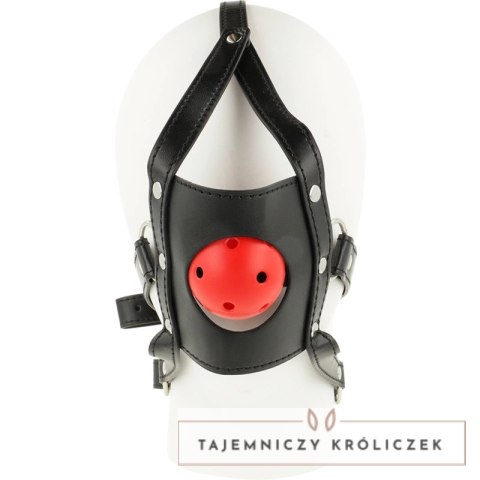 Ohmama Head Harness z Regulacją - Czarna Uprząż z Transparentnym Elementem OHMAMA