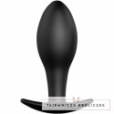 Pretty Love Korek anatomiczny silikonowy kotwica 8,5 cm czarny PRETTY LOVE